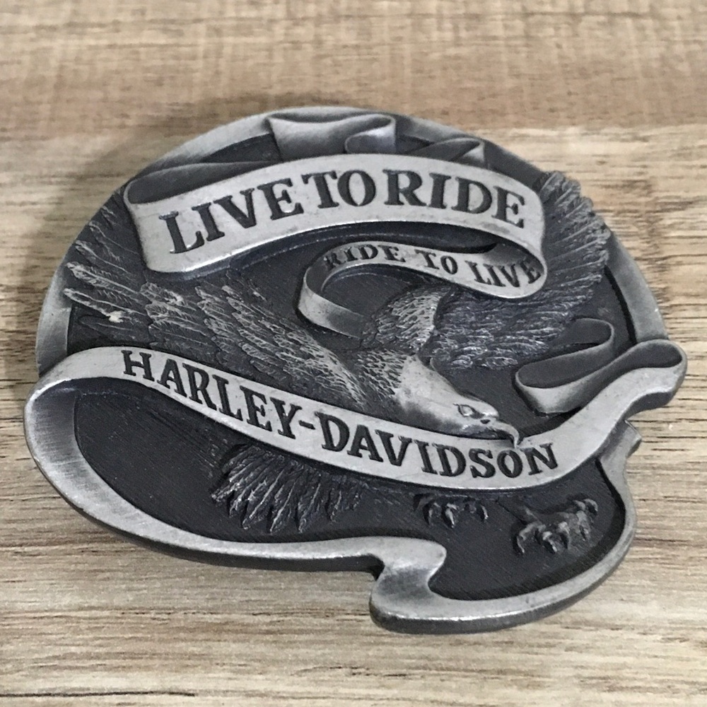 Vtg 1989 Harley-Davidson Belt Buckle